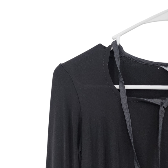 Tiar Women's 100% Rayon Long Sleeves Relaxed Fit Crop Top - M - Picture 2 of 6